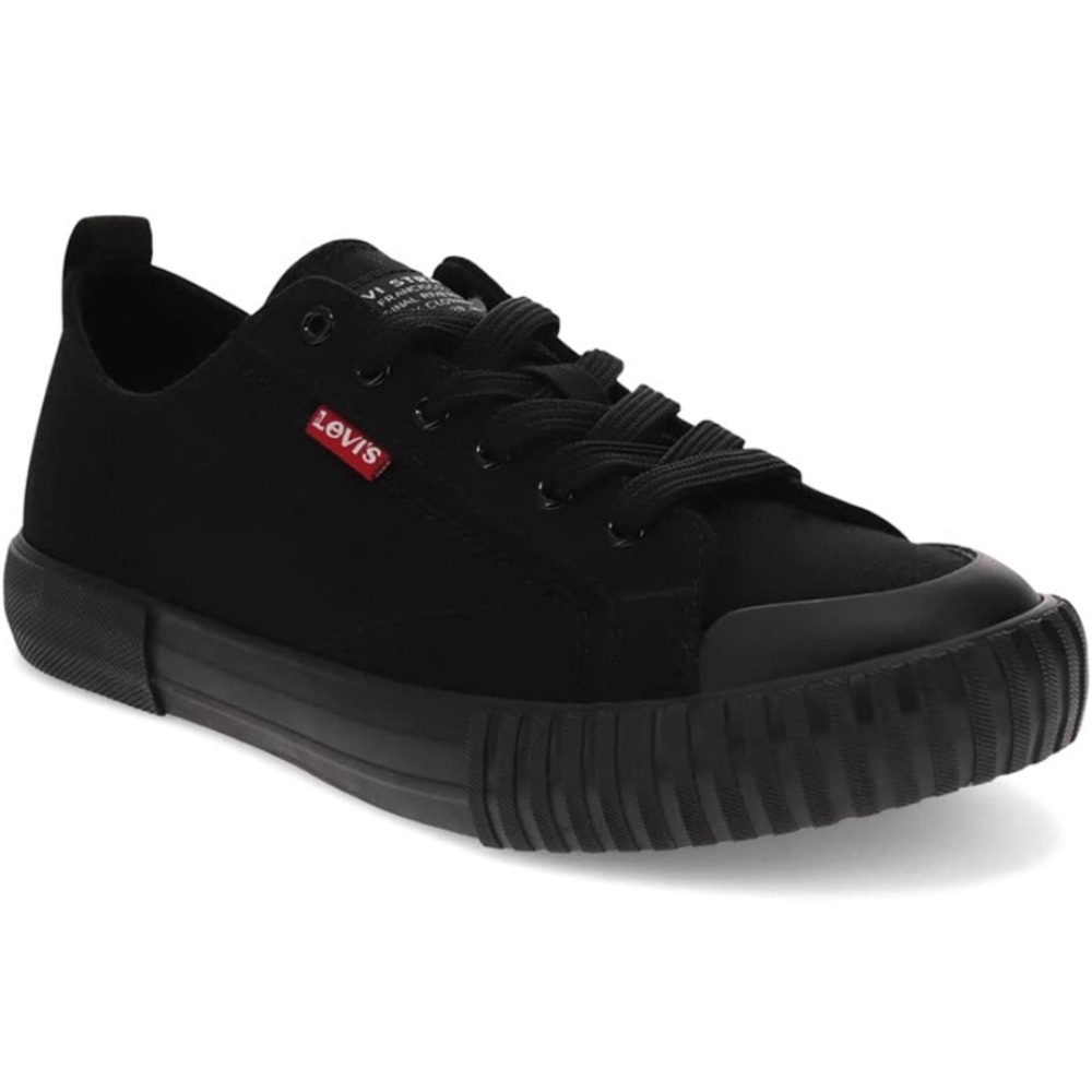 Levi’s Womens Anika Canvas Shoe Black Sneakers